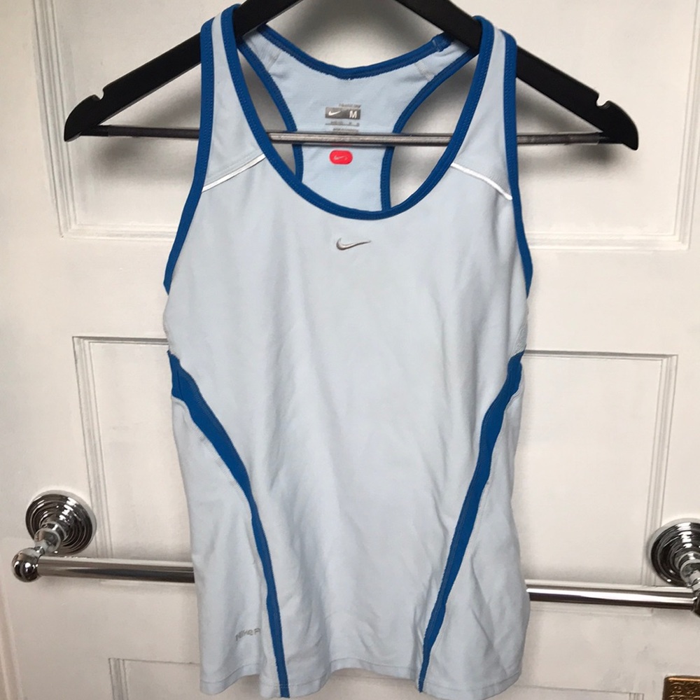 Nike Dry Fit  Athletic Light blue tank M
